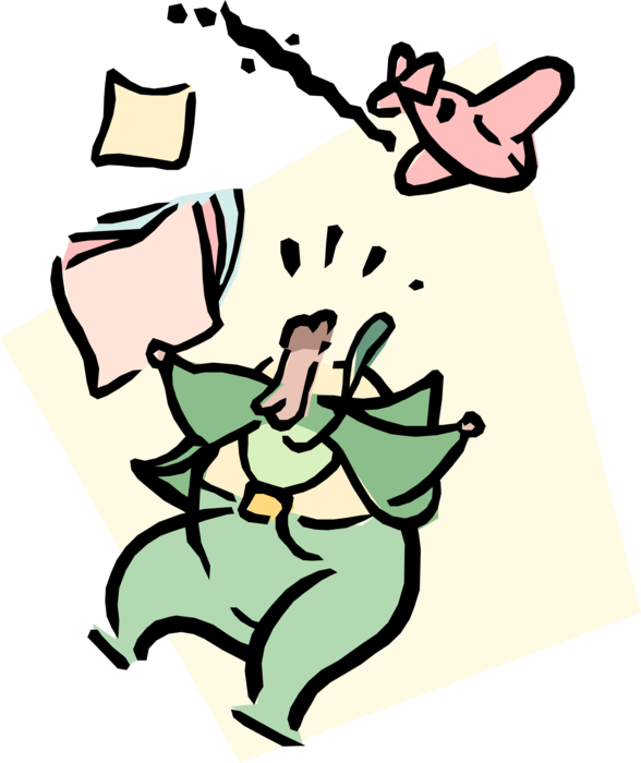 Vector Illustration Of Businessman Skydives From Plummeting Clipart (588x700), Png Download