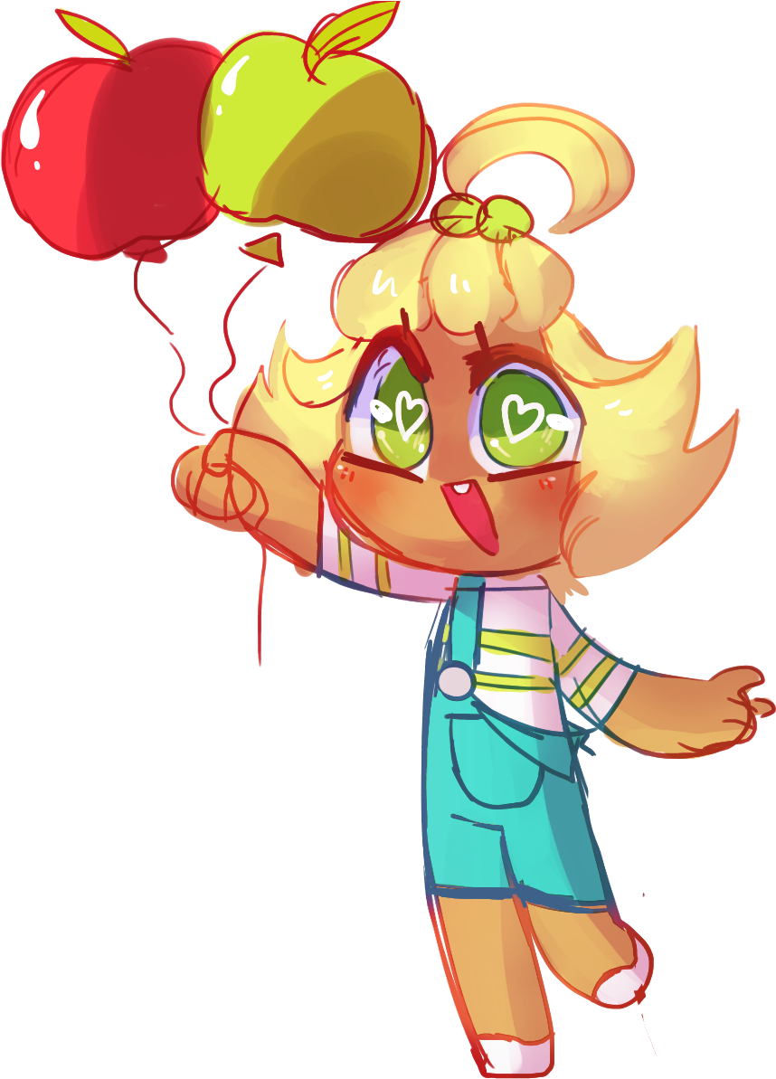 Apple Cookie Sketch 🍎🍏 - Cartoon Clipart (980x1200), Png Download