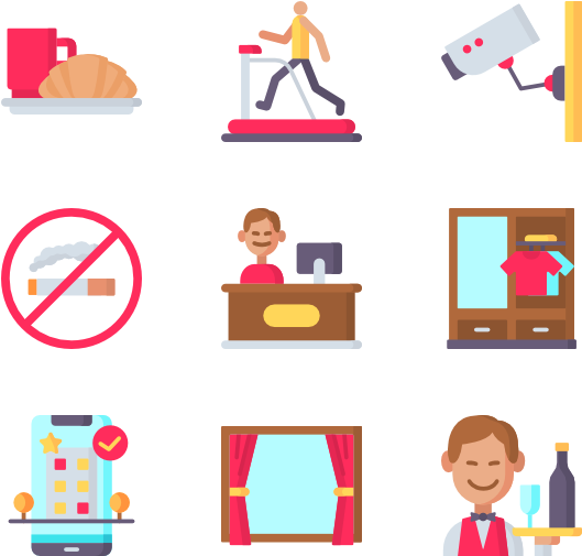 Hotel Service Clipart (600x564), Png Download