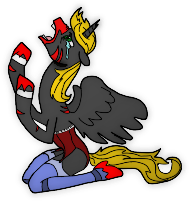 Alicorn, Alicorn Oc, High Heels, Kneeling, Oc, Oc - Cartoon Clipart (724x1024), Png Download