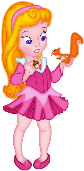 Disney Princess - Baby Disney Princess Cartoon Characters Clipart (600x600), Png Download