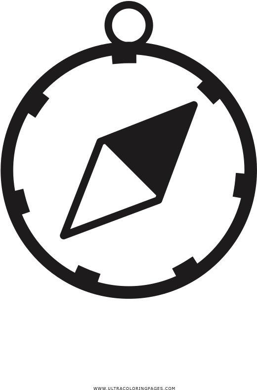 Kompass Ausmalbilder - Emblem Clipart (1000x1000), Png Download