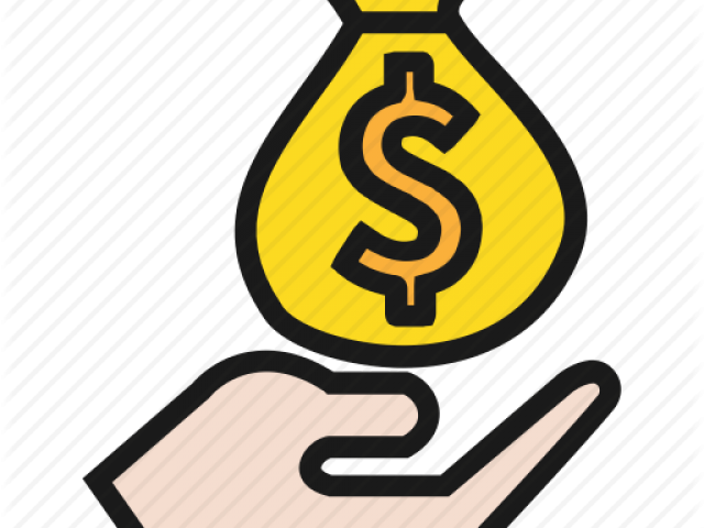 Dollar Clipart Dollar Bag - Emblem - Png Download (640x480), Png Download