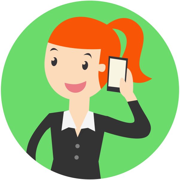 Bill Calls The Sales Rep - Cartoon Clipart (602x600), Png Download