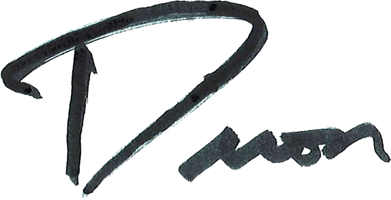 Deron's Signature - Strap Clipart (2000x919), Png Download