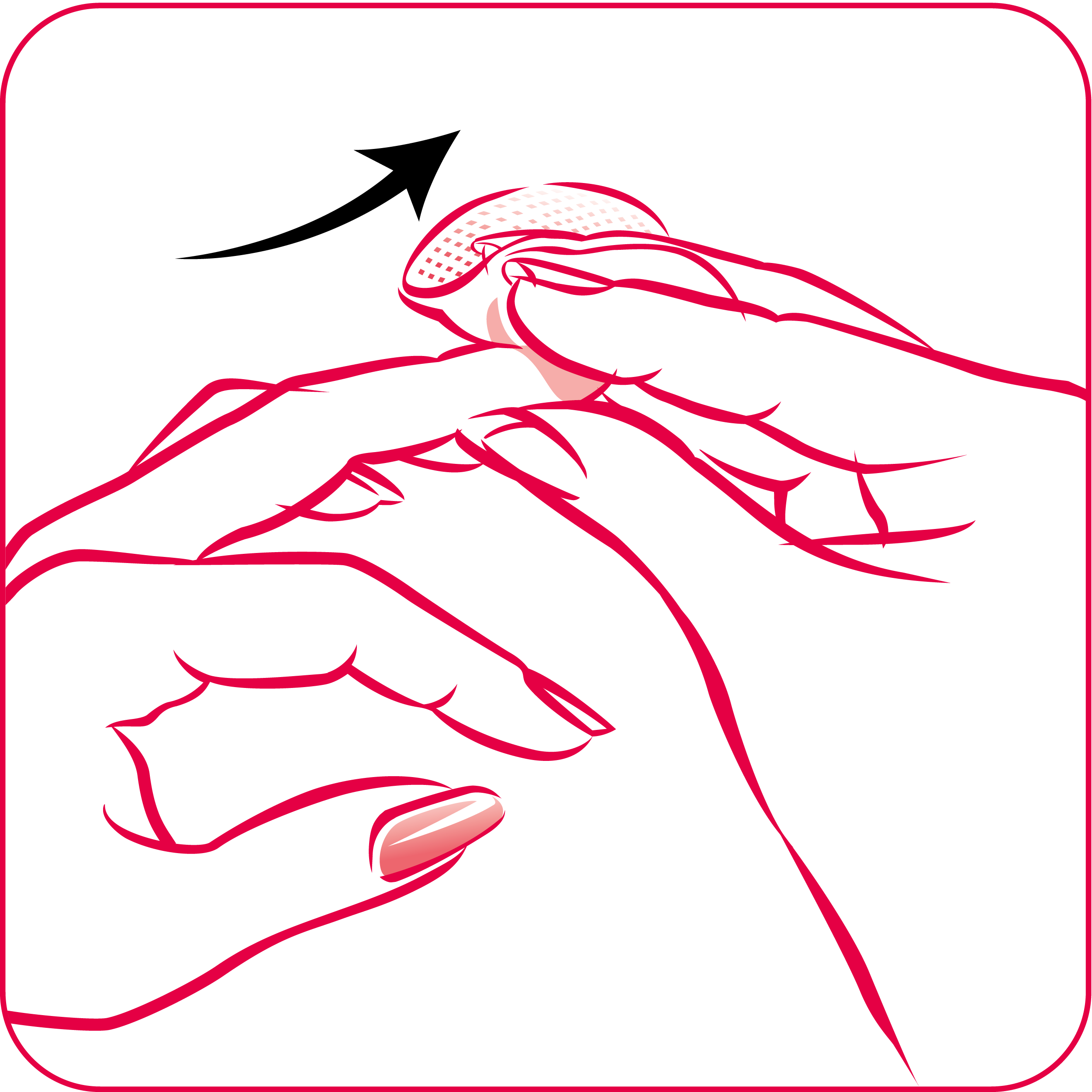 Remove All Traces Of Nail Polish - Illustration Clipart (2500x2500), Png Download
