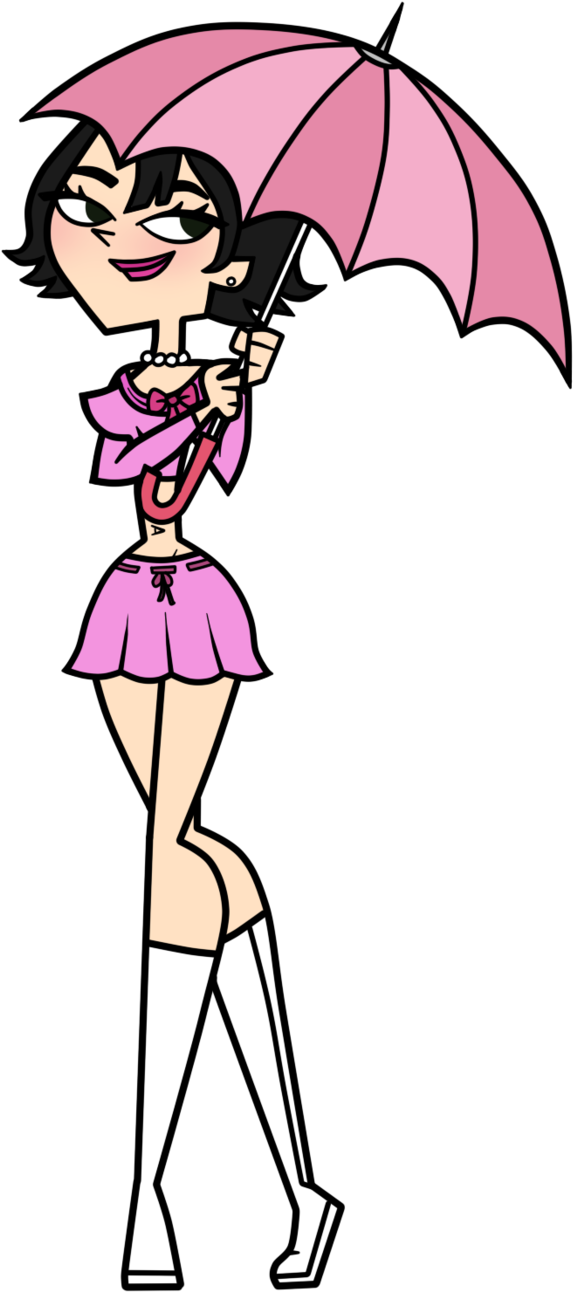 Total Drama Personality Swap Commission - Cartoon Clipart (573x1292), Png Download