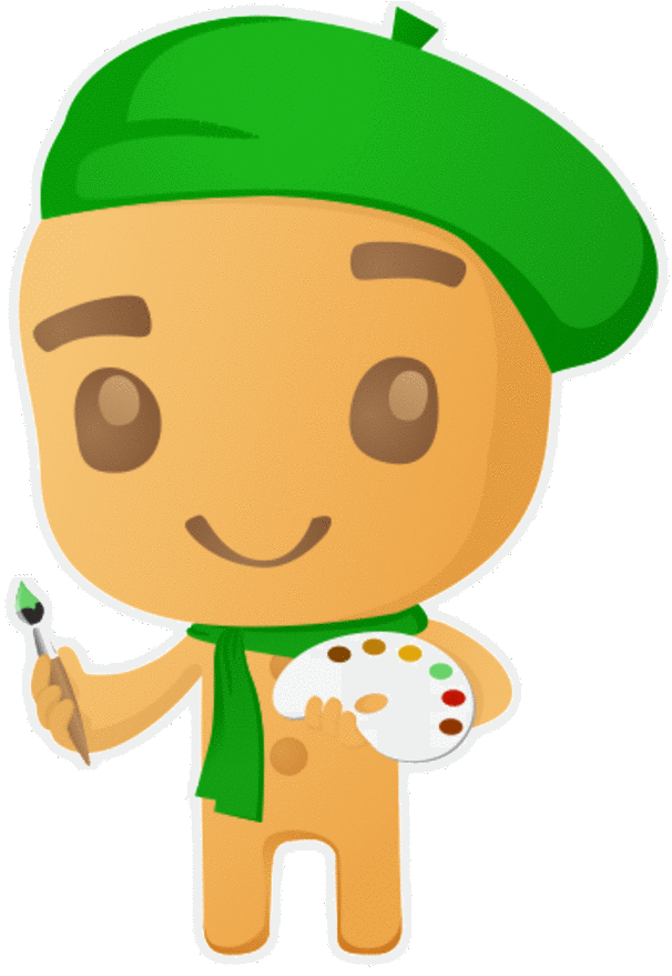 Noah Cookie Jar Man Messages Sticker-2 - Cartoon Clipart (618x882), Png Download