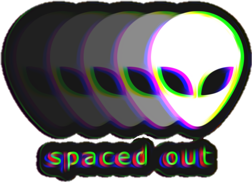 #space #alien #glitch #glitcheffect #universe #planets Clipart (1024x1024), Png Download
