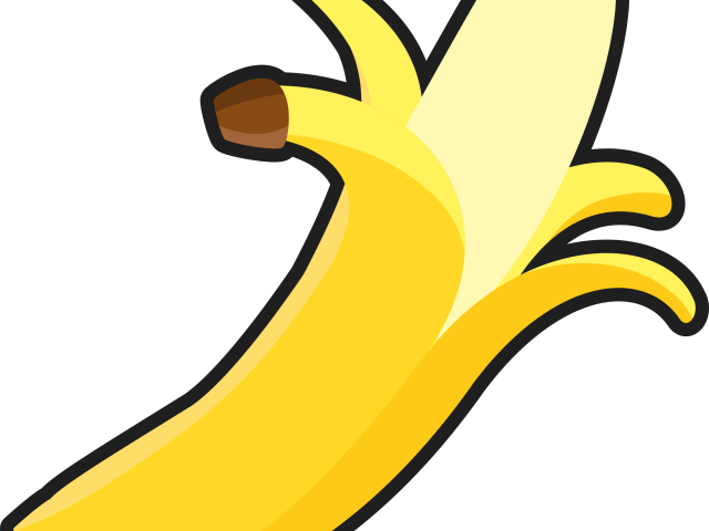 Sundae Clipart Simple - Banana Peel Clip Art - Png Download (640x480), Png Download