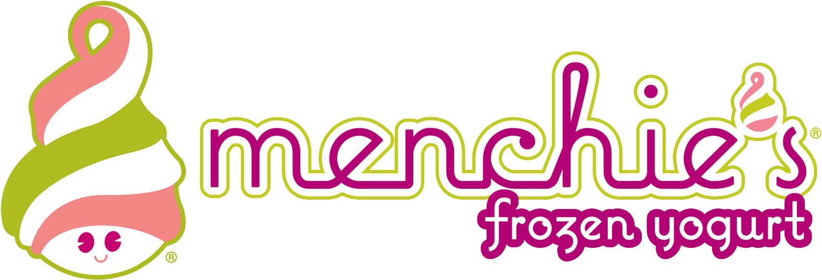 Menchies Frozen Yogurt Logo , Png Download Clipart (1674x572), Png Download