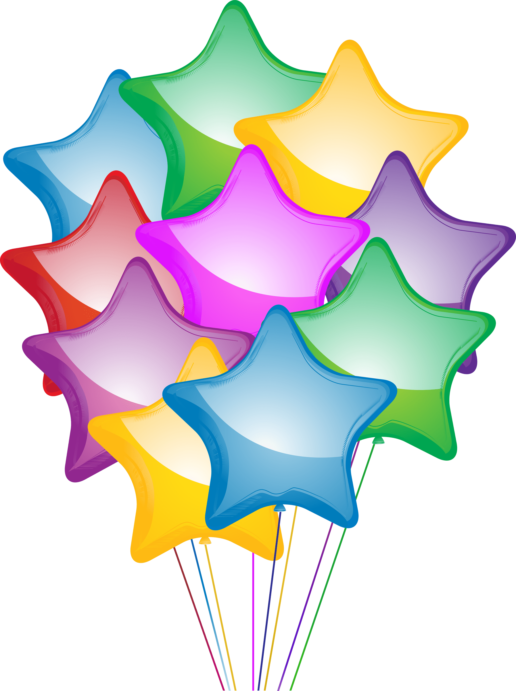 Balloon Clip Art Free - Balloons - Png Download (1795x2400), Png Download