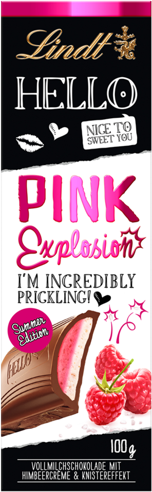 521 X 1024 5 - Lindt Pink Explosion Clipart (521x1024), Png Download