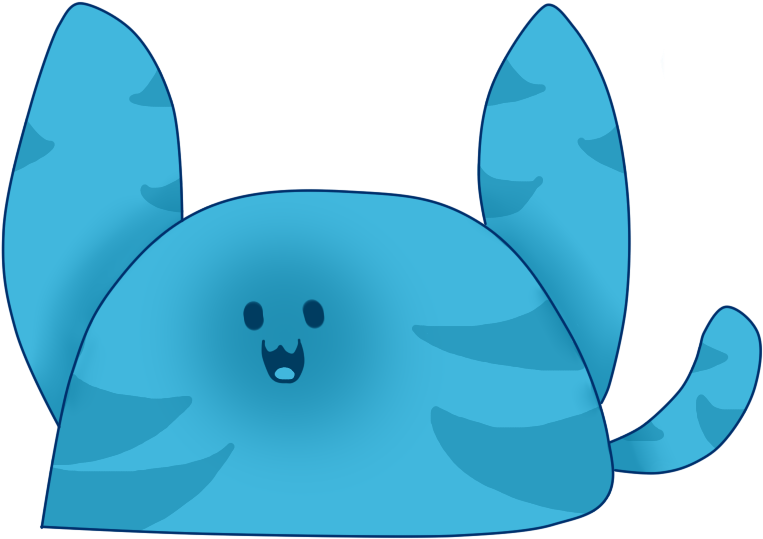 Tabby Puddle Slime Clipart (763x539), Png Download