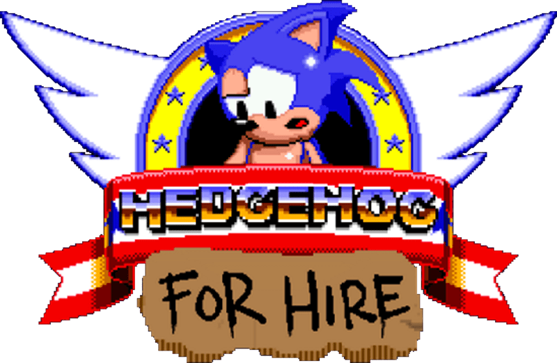 Hedgehog For Hire “sonic Mania” Clipart (800x522), Png Download