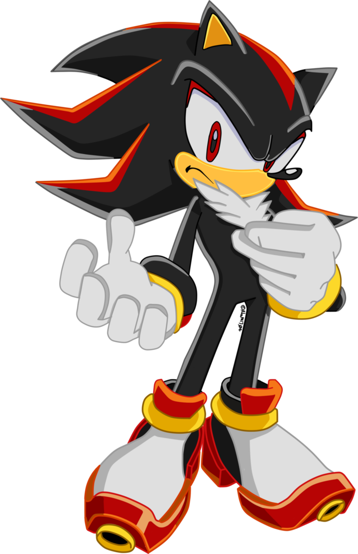 Shadow The Hedgehog Clipart (719x1110), Png Download
