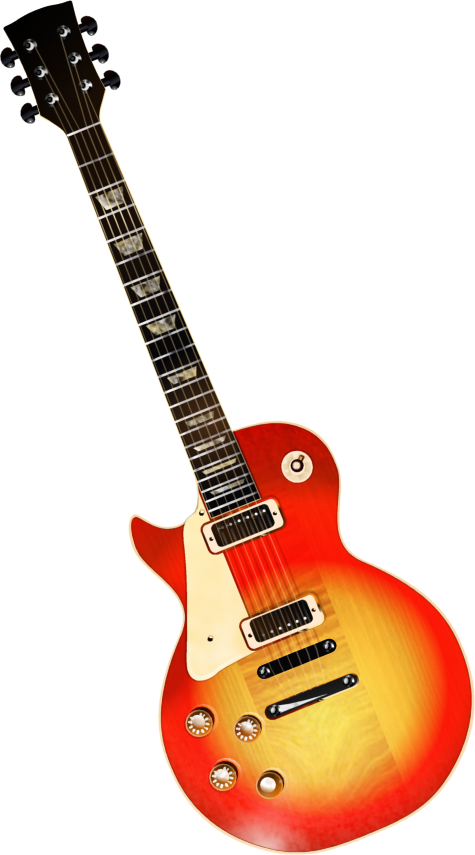 Clipart Of Guitar, Guitars And Guitar In - Musikinstrumenter - Png Download (475x855), Png Download
