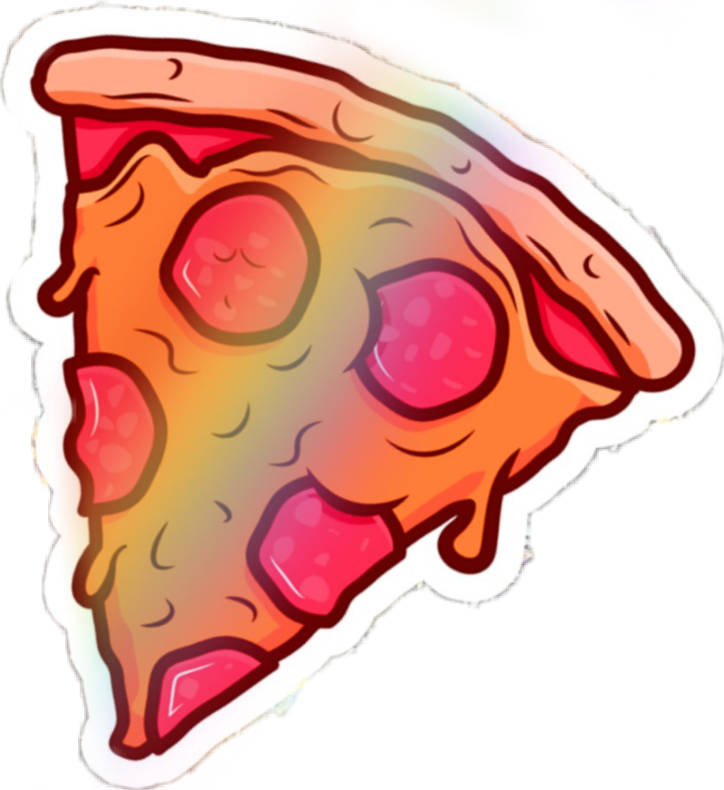 Edit Pizza🍕 Pizzatime Pizza Sticker Questriovid Png Clipart (1440x1572), Png Download