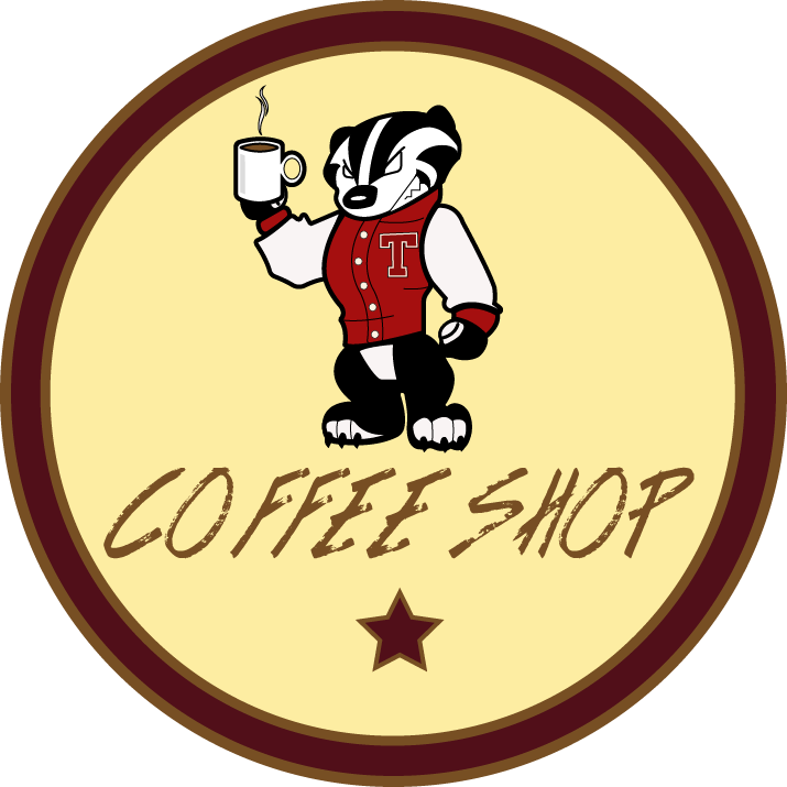 Coffee Shop Logo - Cartoon Clipart (715x715), Png Download