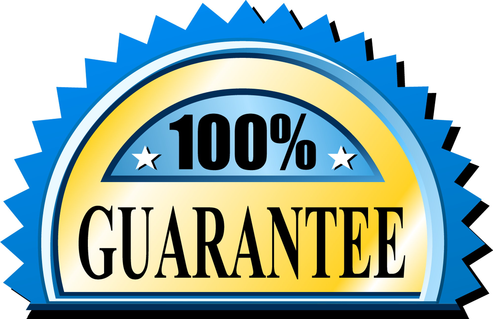 100% Guarrantee - One Piece Clipart (2000x1293), Png Download