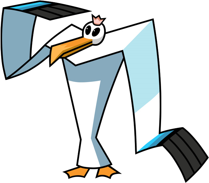 Seagull Prince Clipart (724x624), Png Download