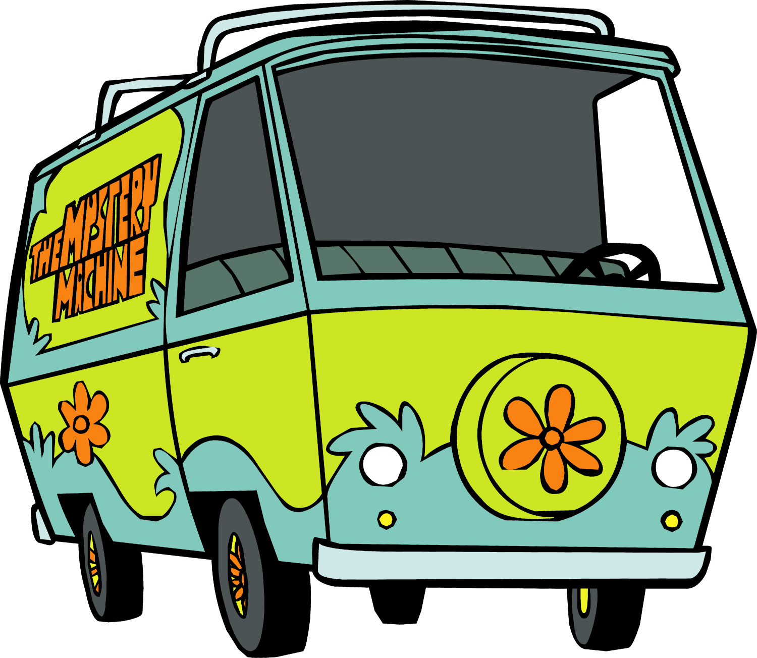 Clip Art Freeuse Library Dessin Anim Maquettes Pinterest - Scooby Doo Mystery Machine - Png Download (1500x1304), Png Download