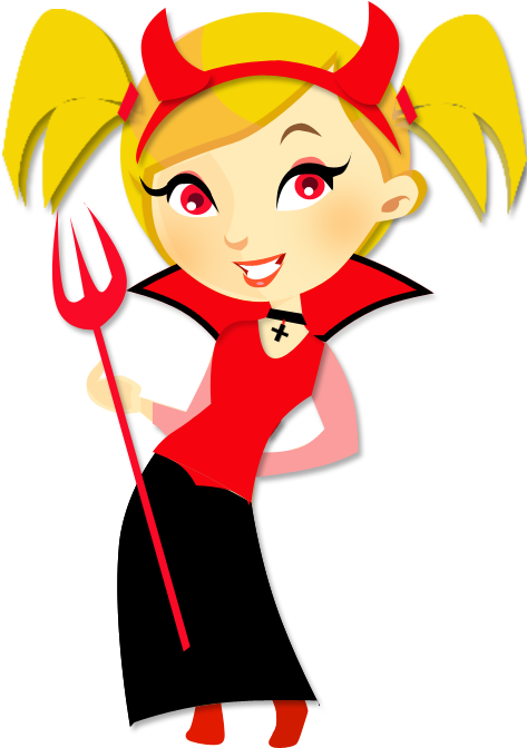 Gifs Halloween - Cartoon Clipart (474x700), Png Download
