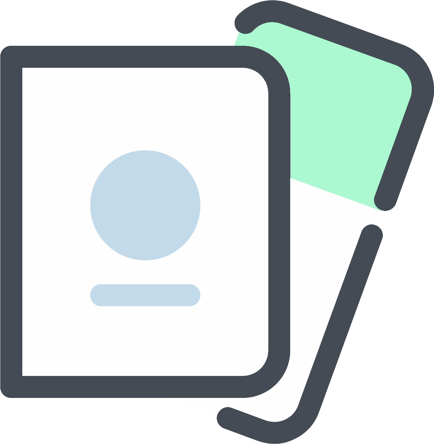 Passport And Tickets Icon , Png Download Clipart (1478x1513), Png Download