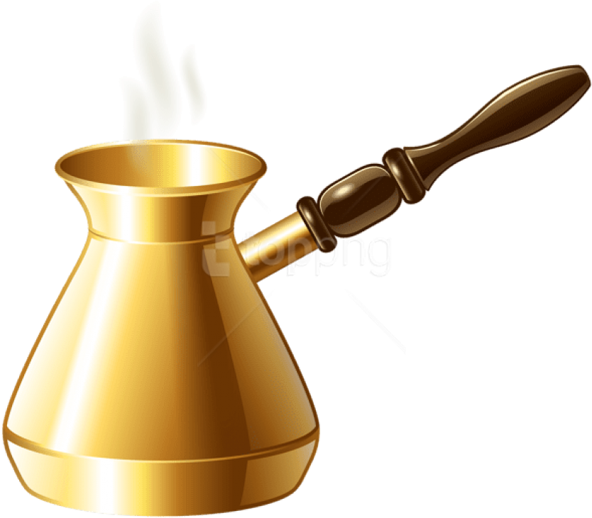 Free Png Download Turkish Coffee Pot Transparent Clipart - Turkish Coffee Pot Clipart (850x747), Png Download
