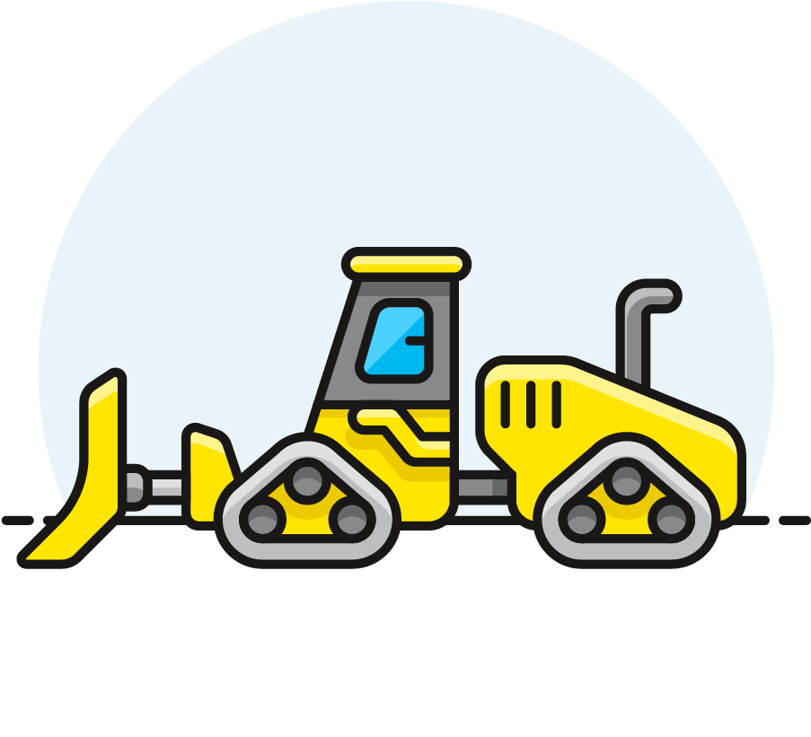44 Bulldozer Clipart (1025x1148), Png Download