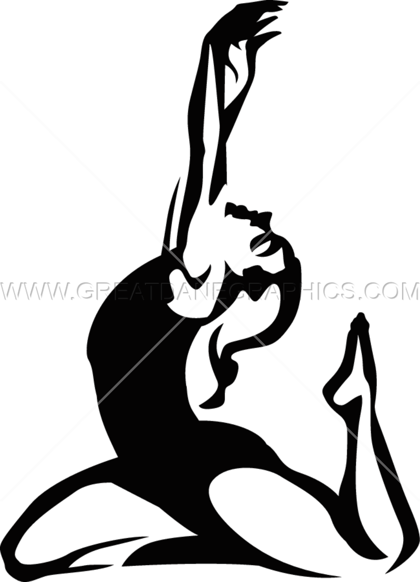 Gymnastic Pose Production Ready Artwork For T - Illustration Clipart (825x1142), Png Download