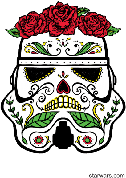 stormtrooper sugar skull