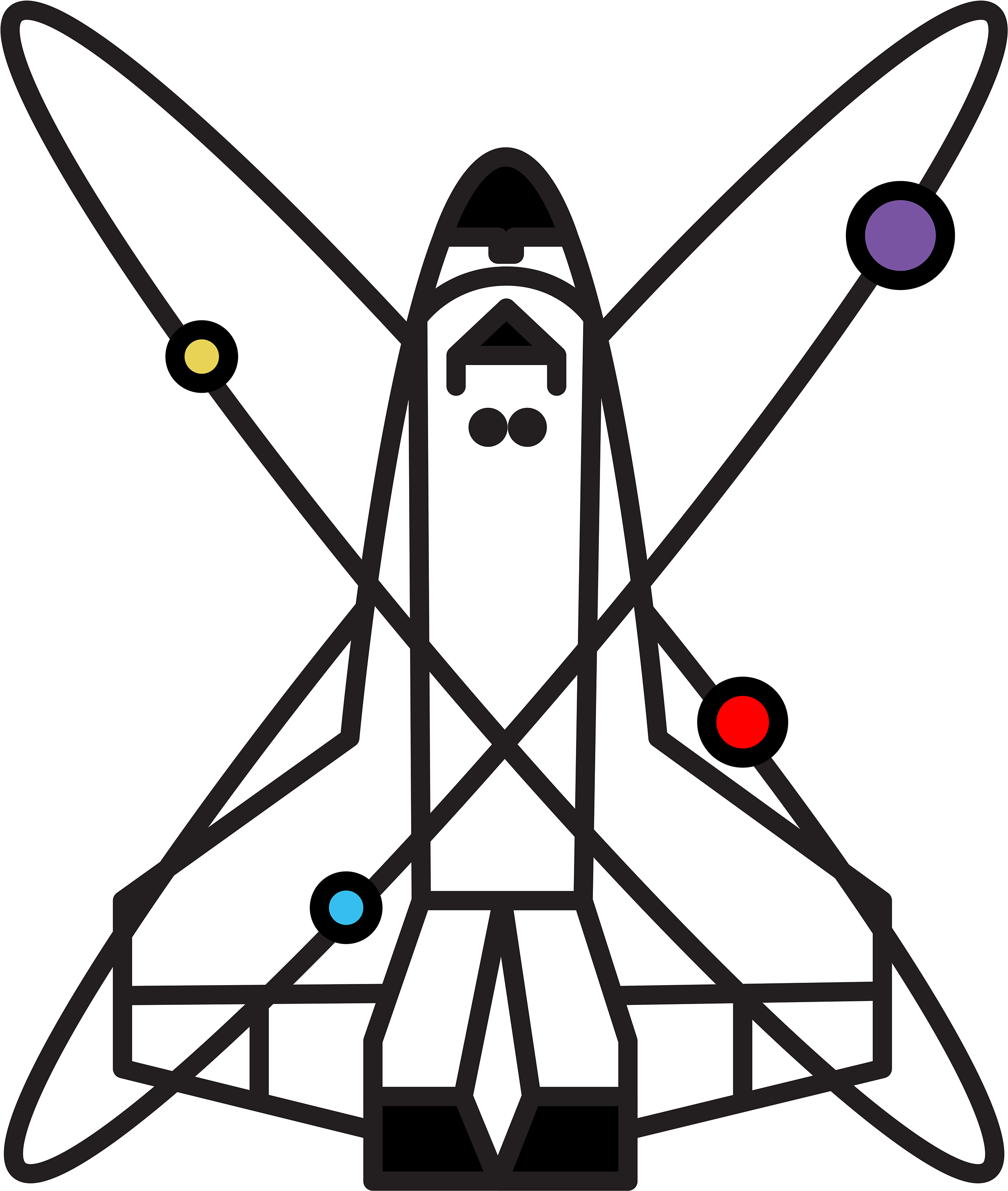 Here Is The Original Illustration With Colors And All Clipart (3840x3840), Png Download