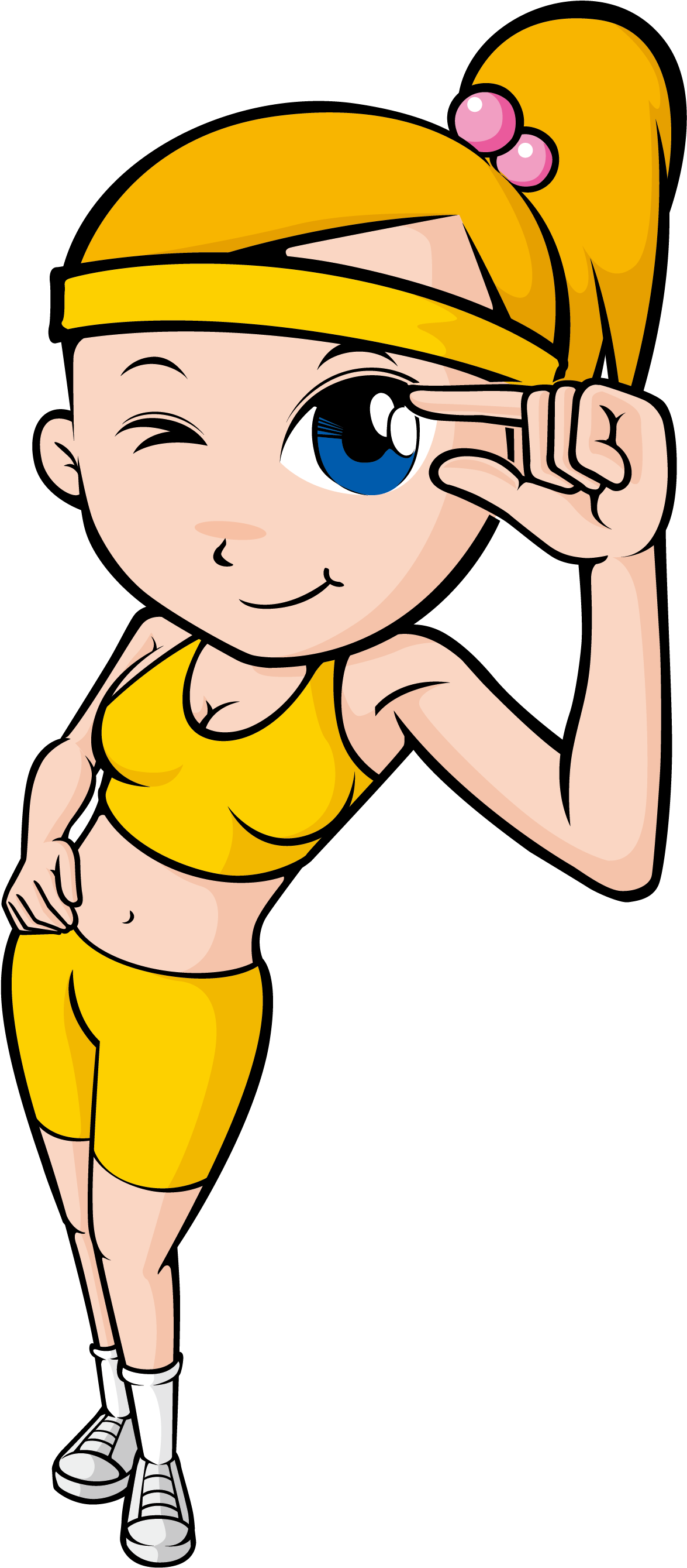 Physical Exercise Fitness Weight Training Big Eyes - Dibujo De La Aptitud Fisica Clipart (2364x3137), Png Download