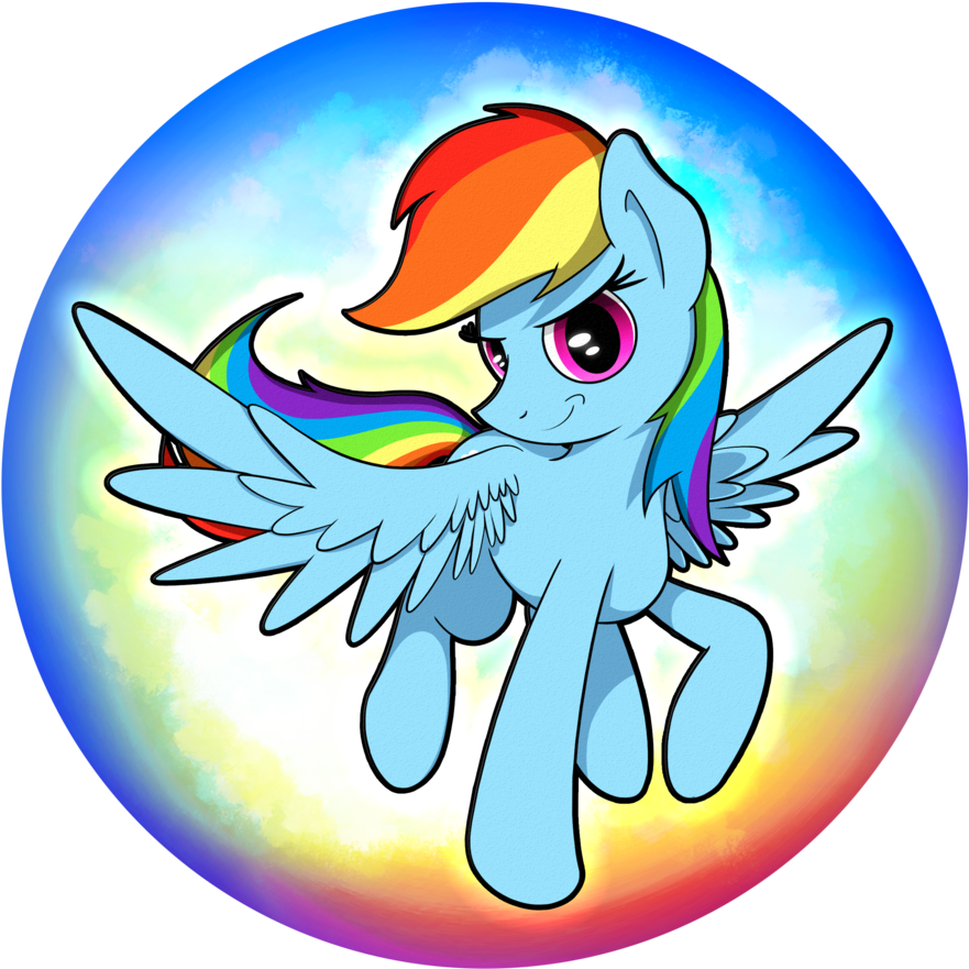Rainbow Dash Pinkie Pie Twilight Sparkle Applejack - Cartoon Clipart (881x881), Png Download