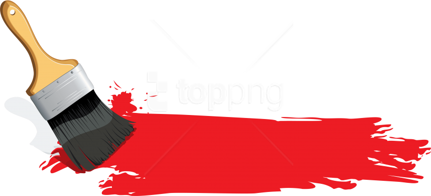 Free Png Download Paint Brush Clipart Png Photo Png - Paint Brush Clipart Png Transparent Png (851x387), Png Download