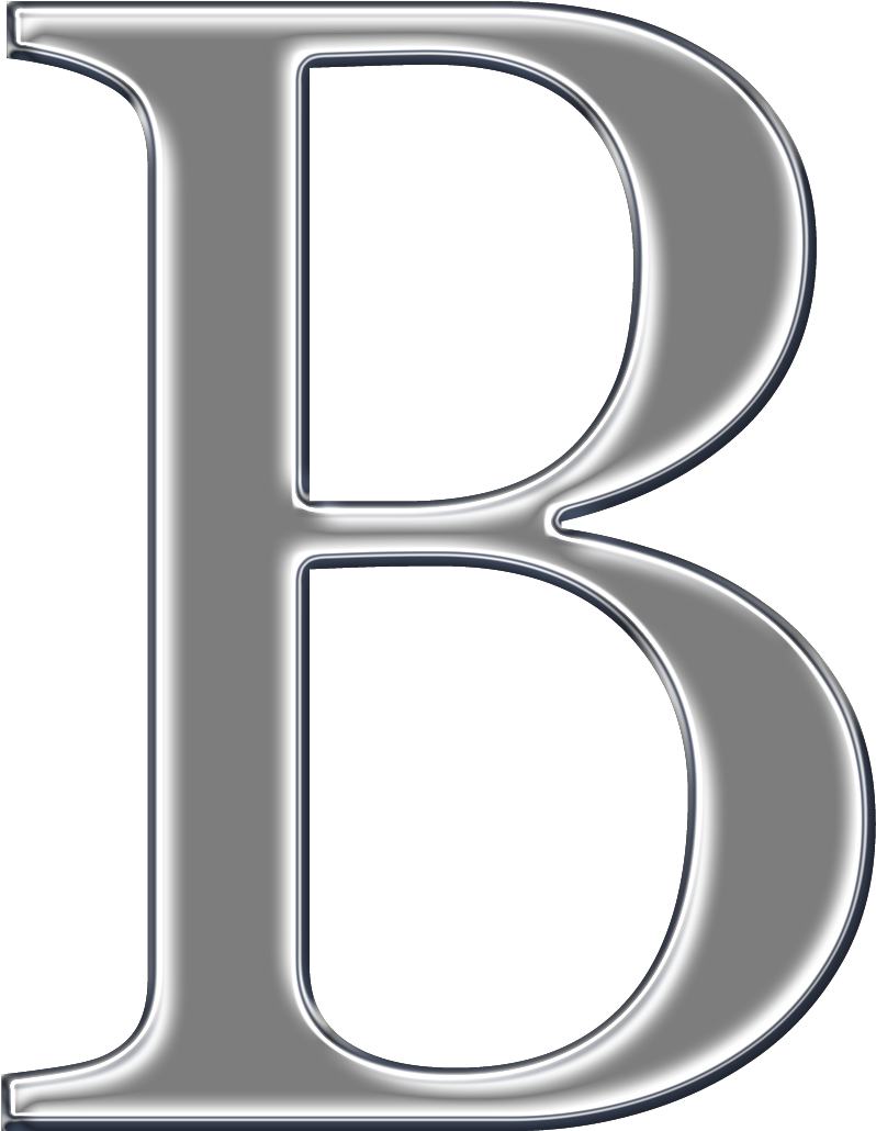 Letter Bsvg Wikimedia Commons - Styles Letter B Png Clipart (1200x1200), Png Download