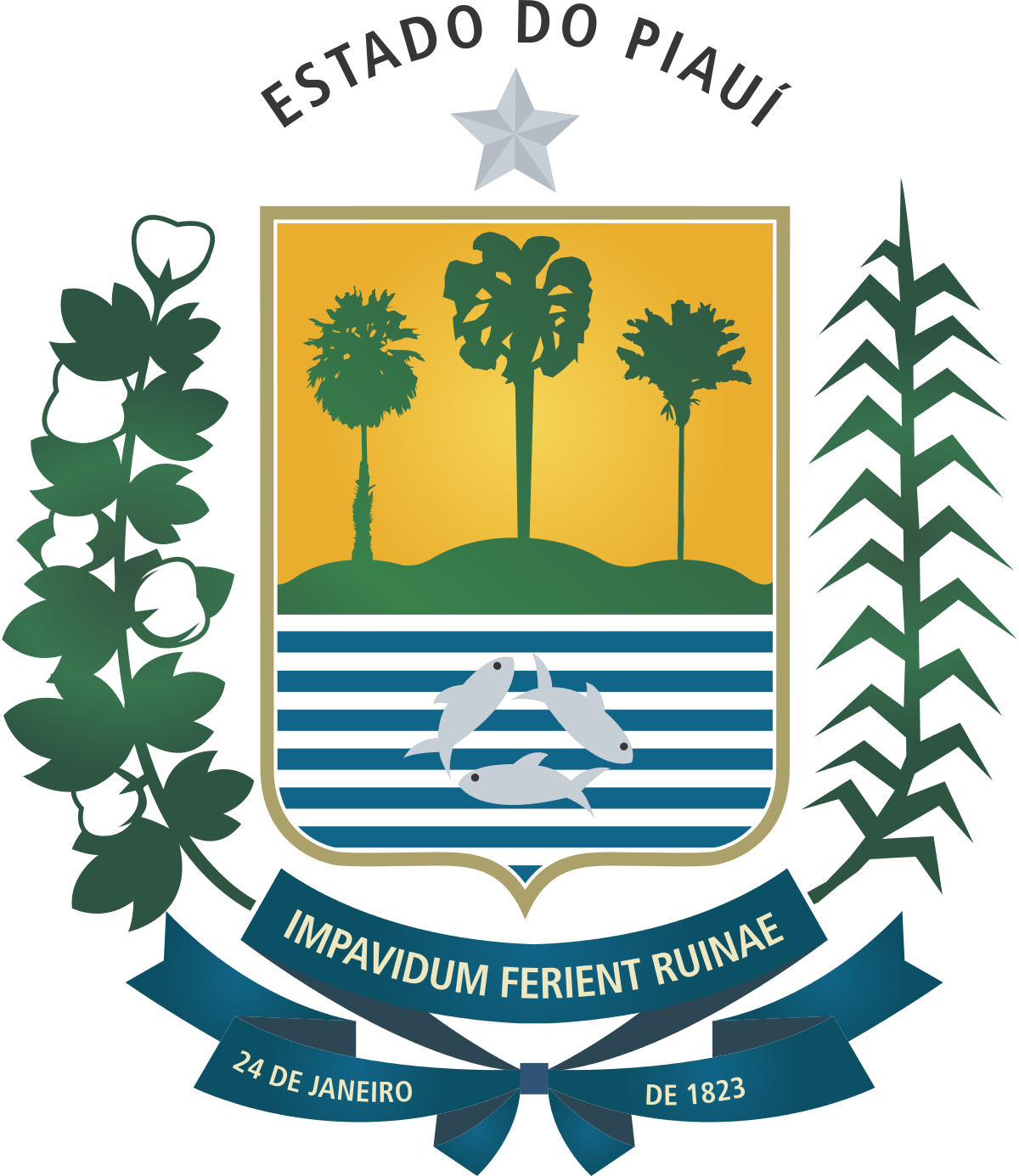 Governo Do Estado Do Piaui Clipart (1200x1385), Png Download