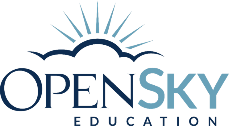 Open Sky Education Logo Clipart (800x440), Png Download