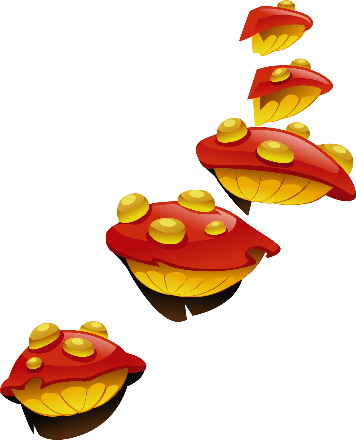 Mushroom Clipart Shoe - Baby Toys - Png Download (1251x1545), Png Download