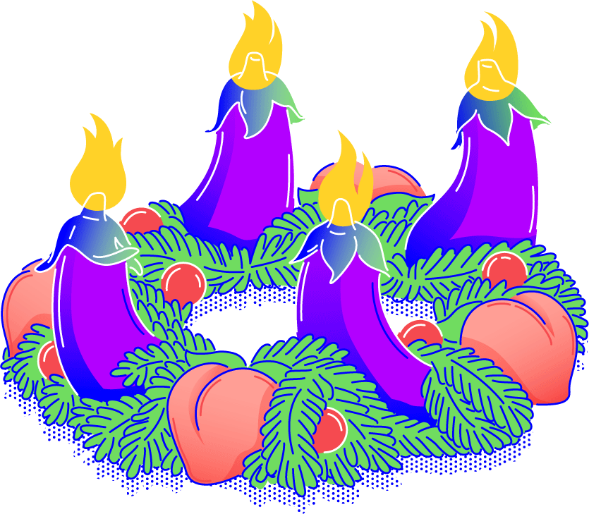 Christmas E-card Clipart (835x729), Png Download