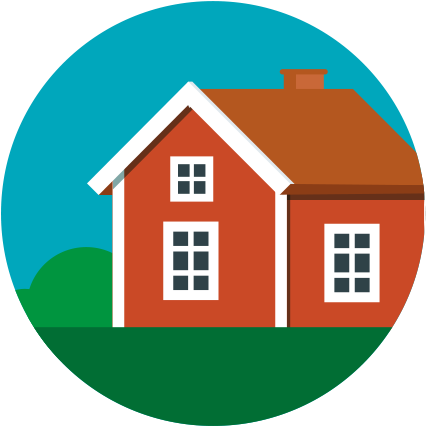 "ausflug Auf´s Land" Self Initiated, 2018 Icons, Travel, - House Clipart (1024x537), Png Download