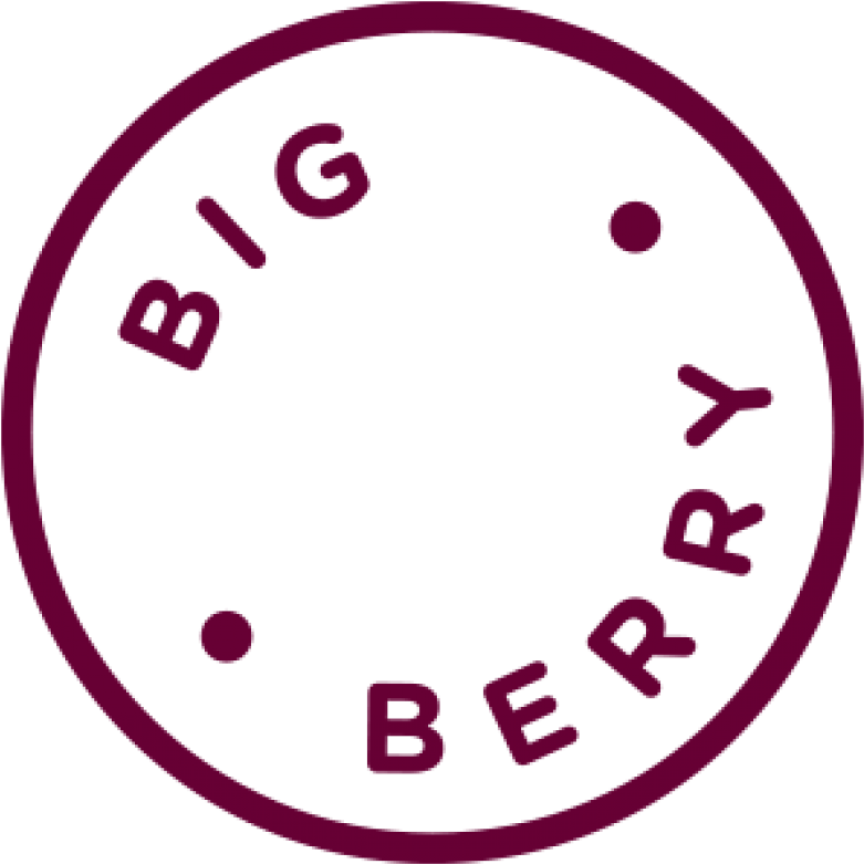 Big Berry Logo - Circle Clipart (832x832), Png Download
