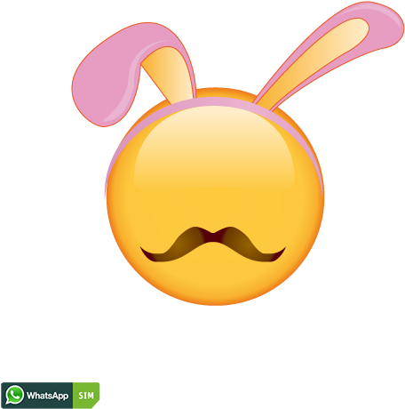 Smiley Emoticons Coelho Clipart (1200x628), Png Download