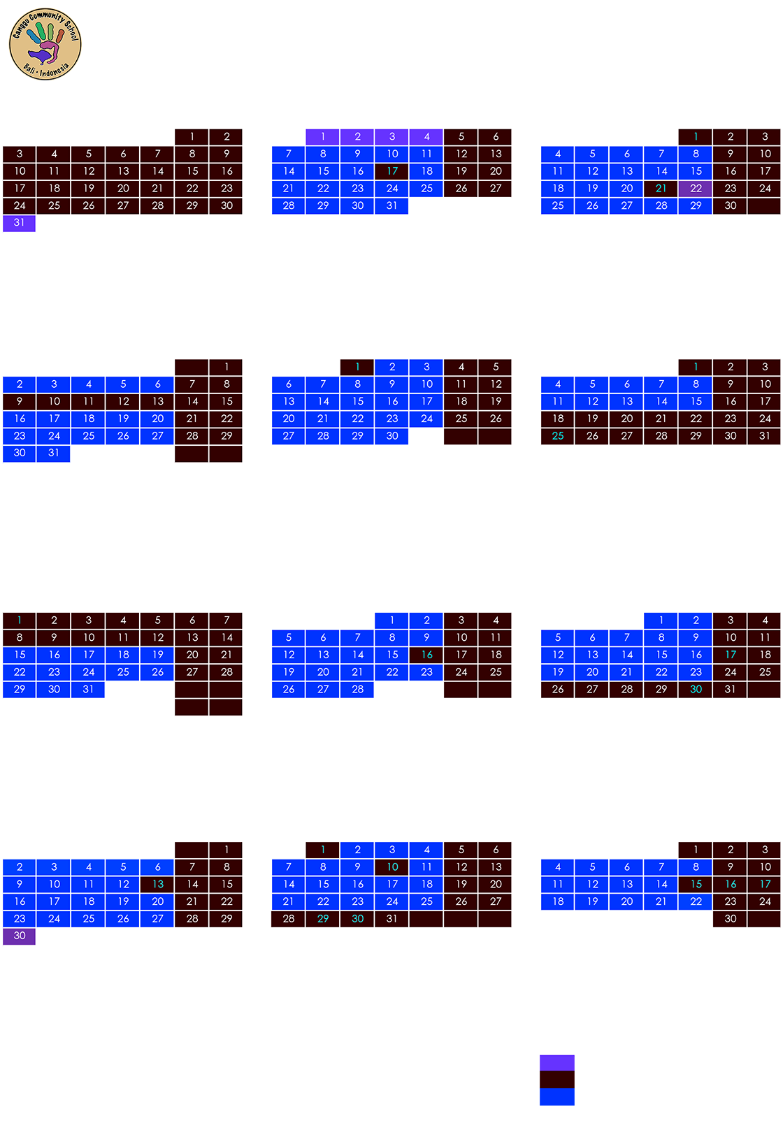 2018 Calendar Printable For Free Download India Usa Majorelle Blue 2018-calendar-printable-for-free-download-india-usa-majorelle-blue