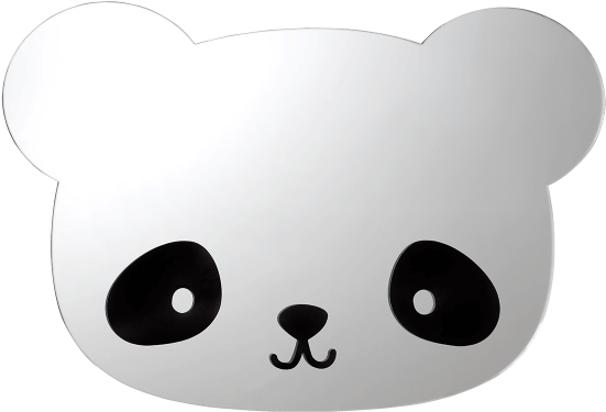 A Little Lovely Company Spiegel Panda/bär - A Little Lovely Company Mirror Clipart (600x600), Png Download