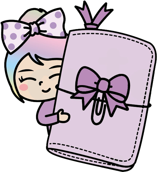 Planner Girl Clipart (535x582), Png Download