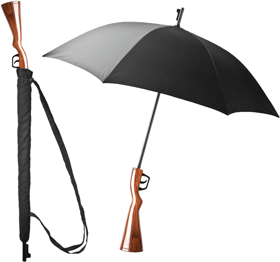 Awesome Gewehr Regenschirm With Regenschirm - Regenschirm Gewehr Clipart (600x600), Png Download