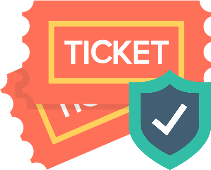 Anti Bot Solution To Control Infrastructure Cost - Ticket Icon Png Flat Clipart (800x800), Png Download