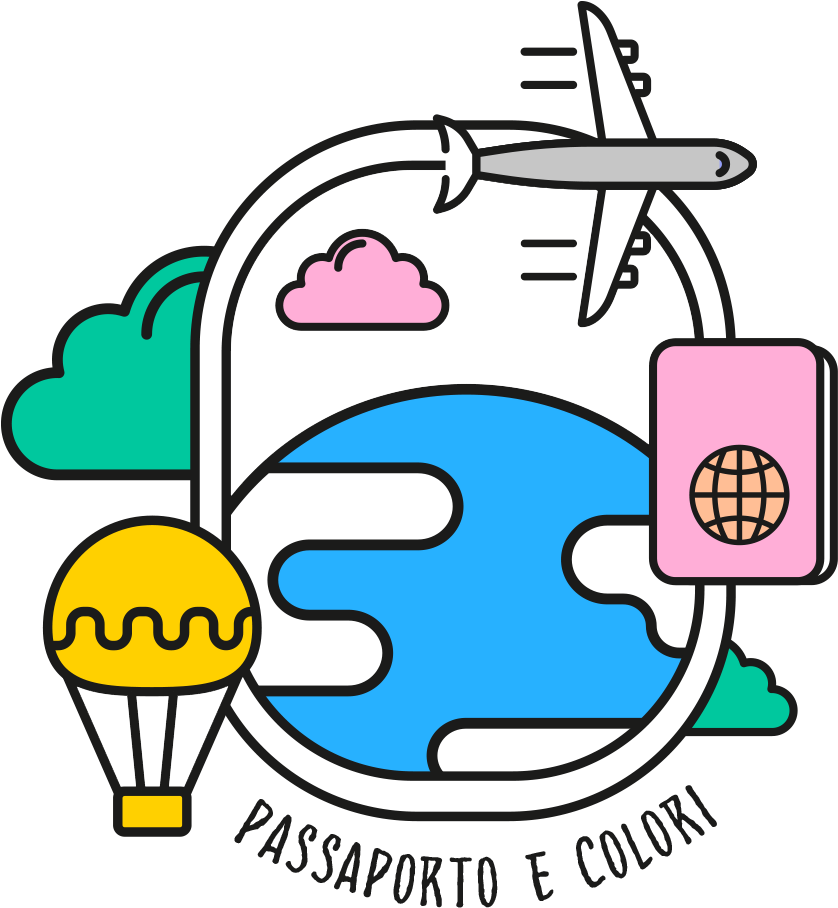 Passaporto E Colori I Viaggi Di Sandra Clipart (999x1000), Png Download
